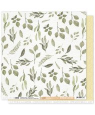 Papier Imprimé - Bienvenue chez moi - Tendre feuillages - Les Ateliers De Karine