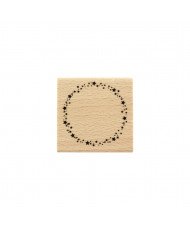 Tampon Bois - Ronde étoilée - Florilèges